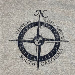 Clinton SC Navigational Compass Points Tshirt